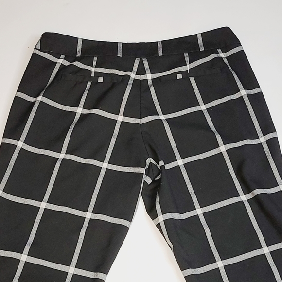 New york & company stretch plaid ankle pants - Picture 5 of 7